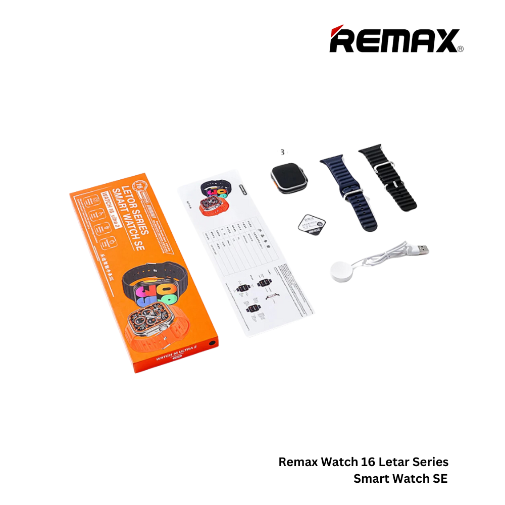 REMAX Watch 16 Letar Series Smart Watch SE Ultra 2 - Silver Grey