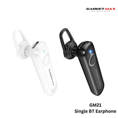 GADGET MAX - GM21 Single Bluetooth Headset - White