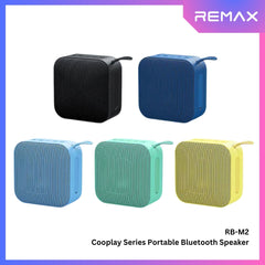 REMAX - RB-M2 Cooplay Series Portable Wireless Bluetooth Speaker (5W) - Cyan Blue