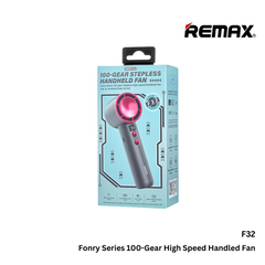 REMAX - F32 Fonry Series 100-Gear High Speed Handled Fan - Purple