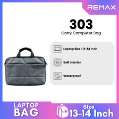 REMAX - 303 Carry Computer Bag - Grey