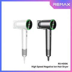 REMAX - RS-HD06 High Speed Negative ION Hair Dryer (1.8M) - White