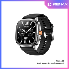 [ Pre-Order ] REMAX - Watch 33 Small Square Screen Smart Watch - Black