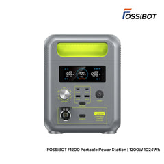 FOSSiBOT - F1200 Portable Power Station ( 1,200W 1,024Wh ) - Green