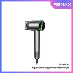 REMAX - RS-HD06 High Speed Negative ION Hair Dryer (1.8M) - Grey