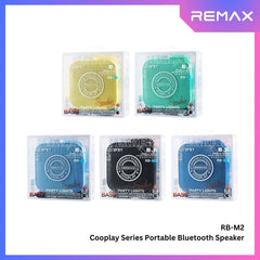 REMAX - RB-M2 Cooplay Series Portable Wireless Bluetooth Speaker (5W) - Cyan Blue