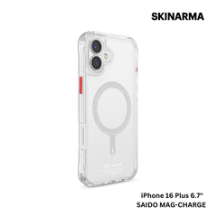 Skinarma iPhone 16 Plus 6.7" Saido Mag-Charge Case - Clear