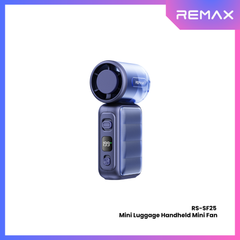 Remax-RS-SF25 MINI Luggage Handheld Mini Fan - Blue