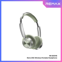 REMAX - RB-830HB Retro Wireless Portable Headphone - Green