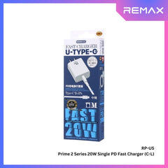 REMAX RP-U5 C-LPRIME 2 SERIES 20W SINGLE PD FAST CHARGER