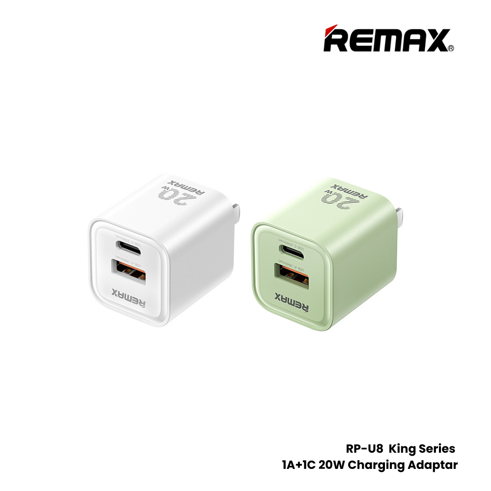 REMAX RP-U8 King Series 20W A+C Charger - White