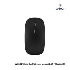 WIWU - WM101 Wimice Wireless Dual Mouse (2.4G+Bluetooth) - Black