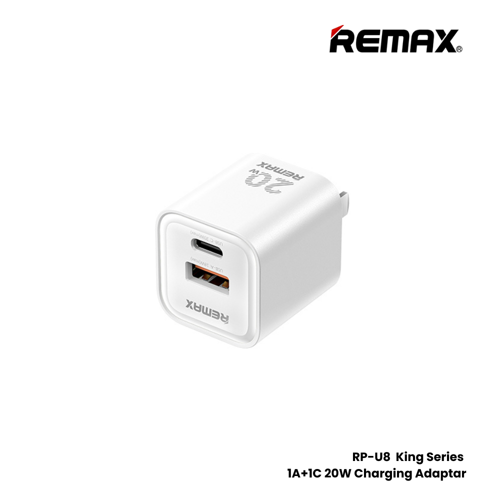 REMAX RP-U8 King Series 20W A+C Charger - White