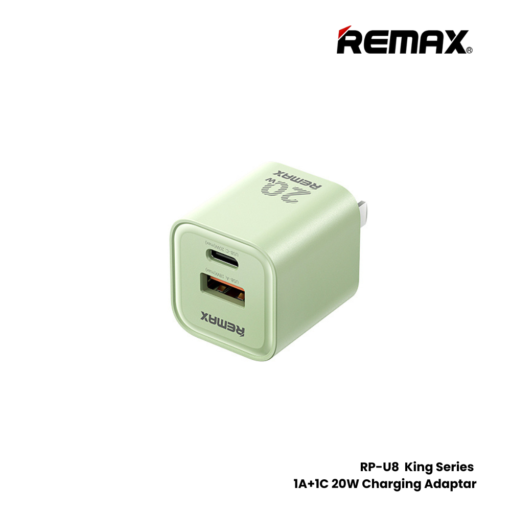 REMAX RP-U8 King Series 20W A+C Charger - White