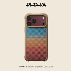 PITAKA - California Dream 01 Cairn Case For iPhone 18 Pro - Sunset 2.0