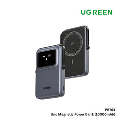 UGREEN - PB764 Uno Magnetic 10000mAh Wireless Power Bank - Space Grey