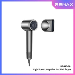 REMAX - RS-HD06 High Speed Negative ION Hair Dryer (1.8M) - Grey