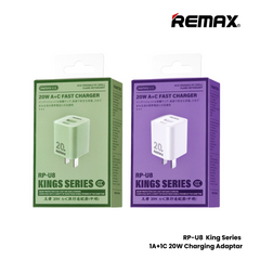 REMAX RP-U8 King Series 20W A+C Charger - White