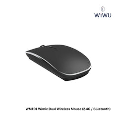 WIWU - WM101 Wimice Wireless Dual Mouse (2.4G+Bluetooth) - Black