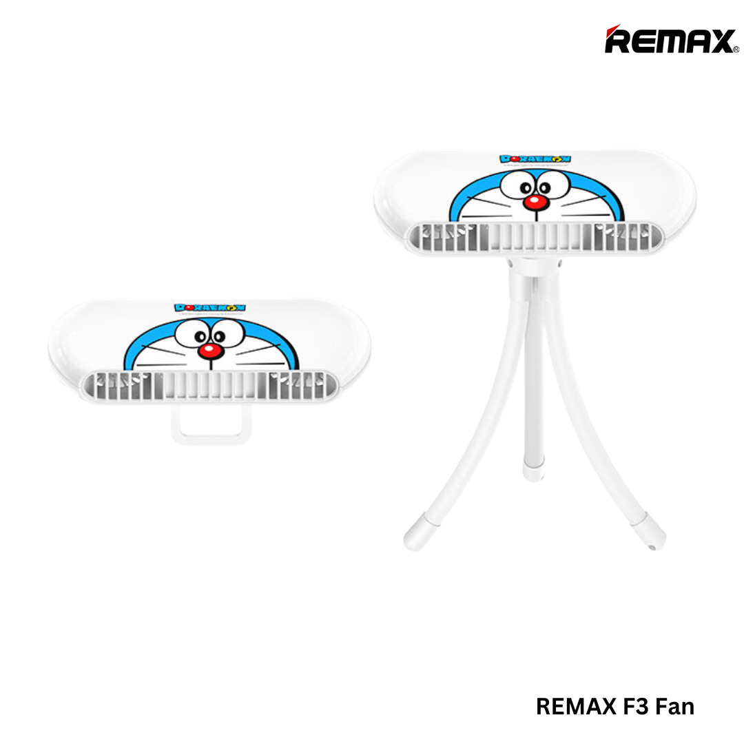 REMAX F3 Doraemon Boqin Series Bladeless Fan - Pink