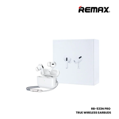 REMAX RB-533N Pro ANC Wireless Bluetooth Earbuds - White