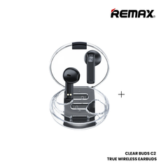 REMAX Clear Buds C2 linung Series ENC Wireless Bluetooth Earbuds - White