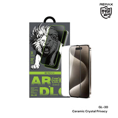 REMAX - GL-30 DLC Ceramic Crystal Privacy Tempered Glass - iPhone 17 Pro