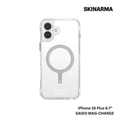 Skinarma iPhone 16 Plus 6.7" Saido Mag-Charge Case - Clear