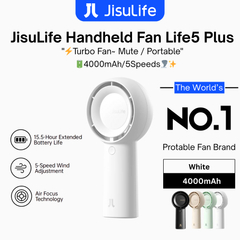JisuLife - Handheld Fan Life 5 Plus ( 4000mAh ) - White