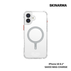 Skinarma iPhone 16 6.1" Saido Mag-Charge Case - Clear