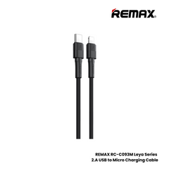 20W ( C to Lightning )-REMAX RC-C056 C-L Leya Series 20W Type-C to Lightning Fast Charging Data Cable - Black