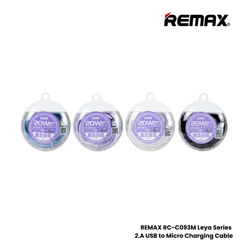 20W ( C to Lightning )-REMAX RC-C056 C-L Leya Series 20W Type-C to Lightning Fast Charging Data Cable -Purple