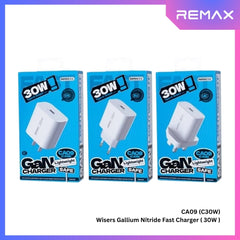 REMAX - CA09 (C30W) Wisers Gallium Nitride Fast Charger ( PD30W ) - White