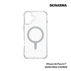 Skinarma iPhone 16 Plus 6.7" Saido Mag-Charge Case - Clear