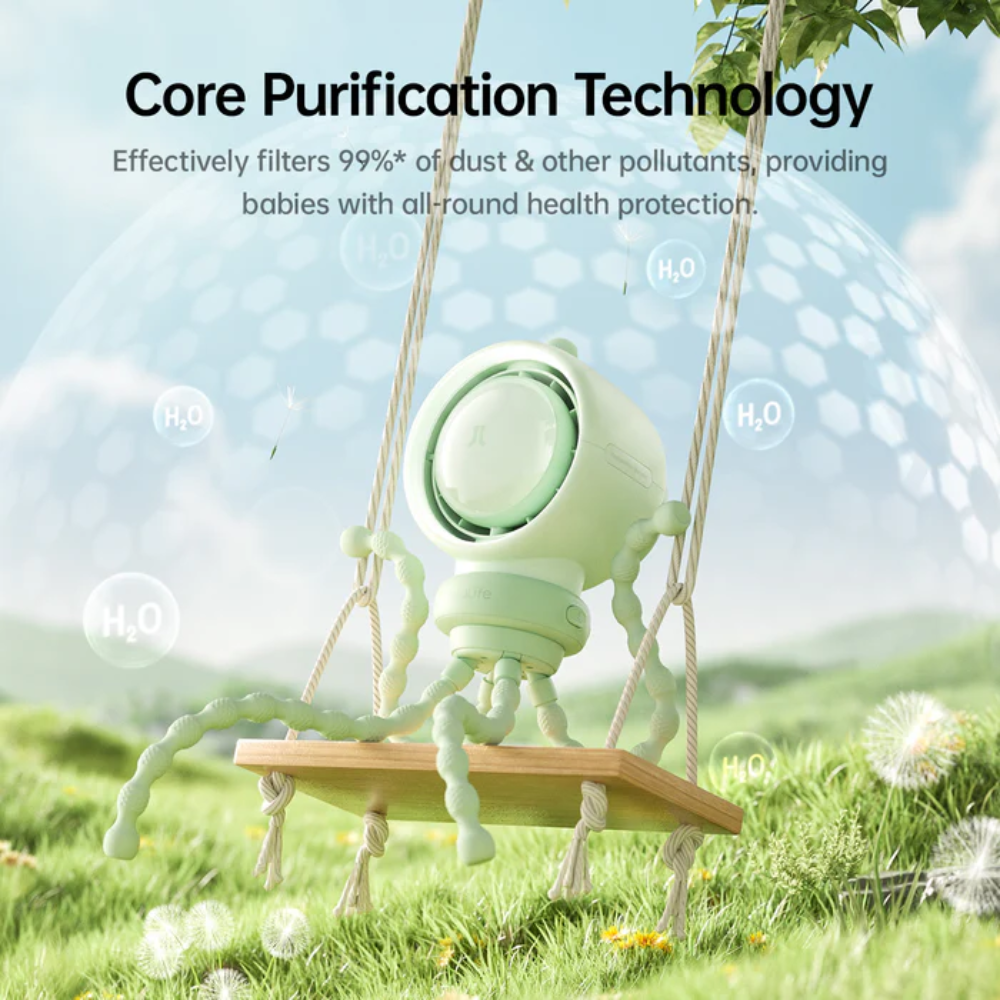 JisuLife - Stroller Fan Life 2S ( 5,000mAh ) - Mint Green