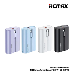 REMAX RPP-572 Prime Series 10000mAh PD+QC Fast Charging Power Bank(PD 20W+QC 22.5W) - Purple