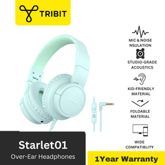 Tribit KH01 3.5mm Starlet 01 Kids Wired Headphone - Green