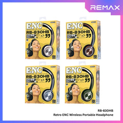 REMAX - RB-830HB Retro Wireless Portable Headphone - Brown