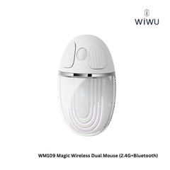 WIWU - WM109 Magic Wireless Dual Mode Mouse (2.4G+Bluetooth) - White