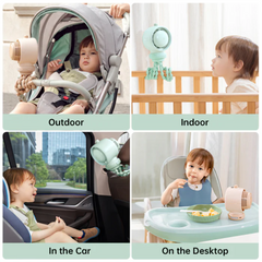 JisuLife - Stroller Fan Life 2S ( 5,000mAh ) - Brown