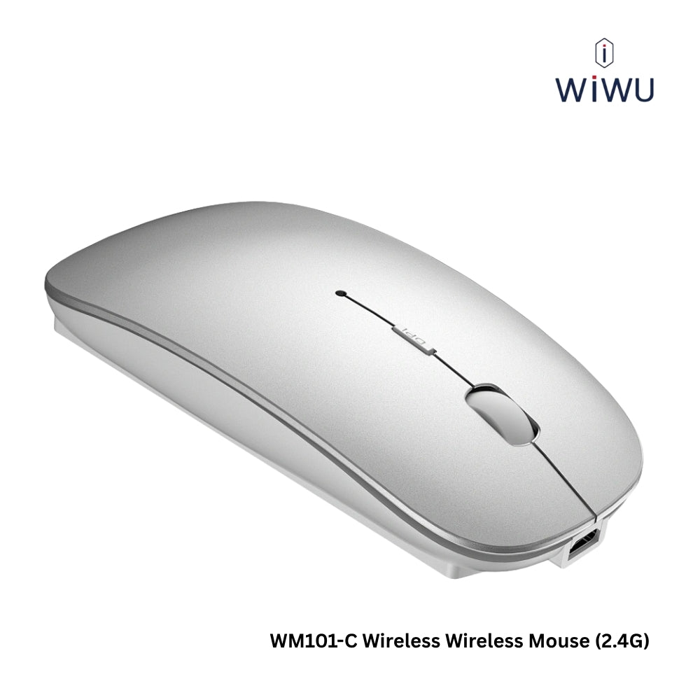WIWU - WM101-C Wimice Lite Wireless Mouse ( 2.4G ) - Silver