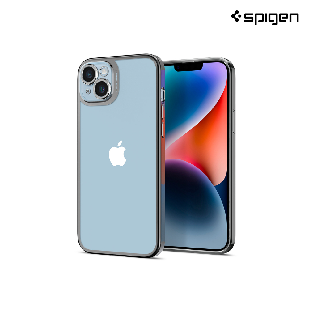 Spigen iPhone 14 Optik Crystal Series - Chrome Grey