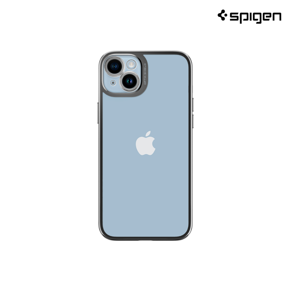 Spigen iPhone 14 Optik Crystal Series - Chrome Grey