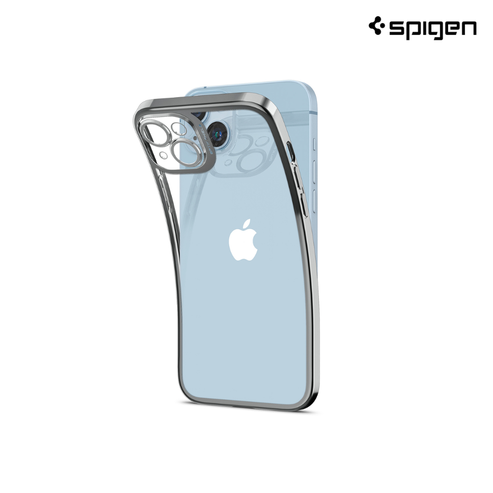 Spigen iPhone 14 Optik Crystal Series - Chrome Grey