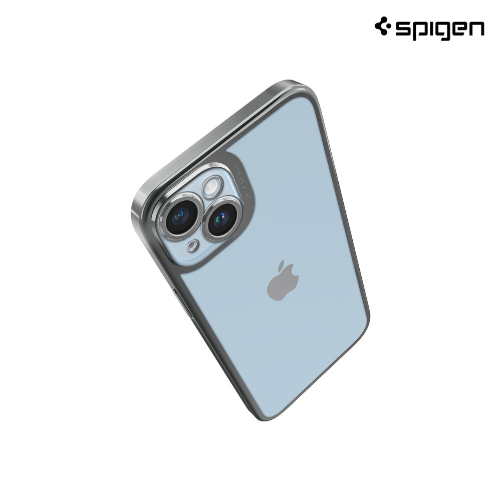 Spigen iPhone 14 Optik Crystal Series - Chrome Grey