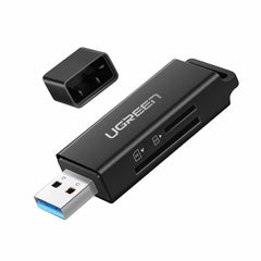 UGREEN CM104 USB 3.0 TO TF+SD DUAL CARD READER, Card Reader for SD Card & TF Card