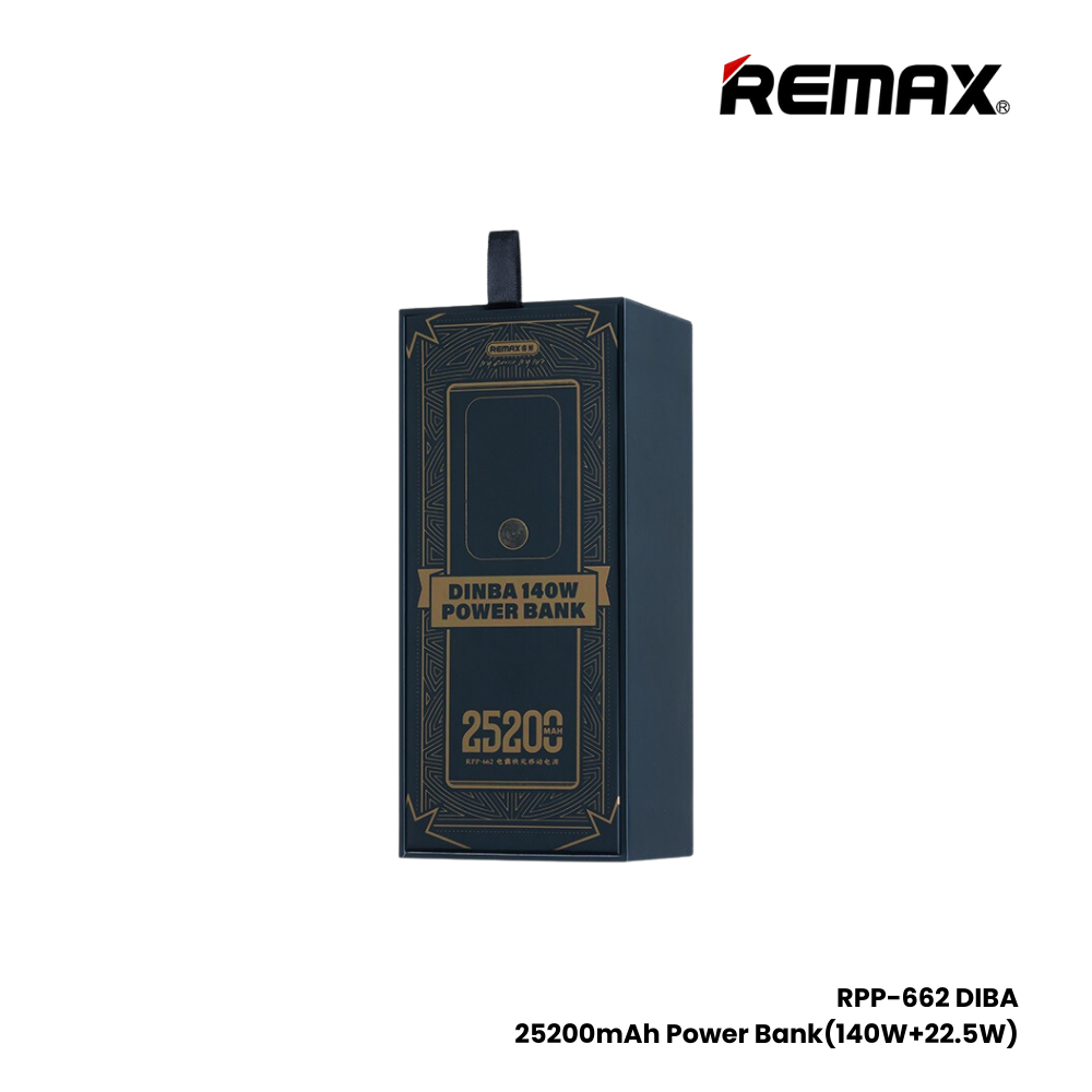 REMAX RPP-662 Diba Series 25200mAh PD+QC Fast Charging Power Bank(PD 140W+QC 22.5W) - Blue