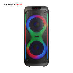 GADGET MAX GMPT-80 PARTY BOX 80W (10"*2) BLUETOOTH SPEAKER