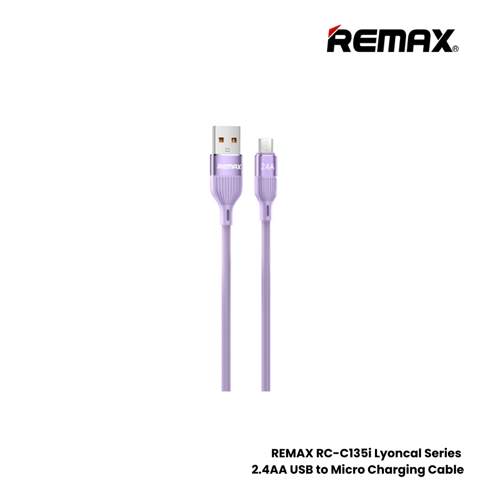 REMAX RC-C135i Lyoncal Series 2.4A USB to Lightning Fast Charing Data Cable - Blue