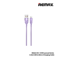 REMAX RC-C135i Lyoncal Series 2.4A USB to Lightning Fast Charing Data Cable - Blue